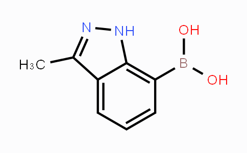 CAS No. 1310404-47-7, 3-Methyl-1H-indazole-7-boronic acid