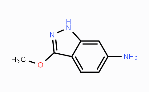 CAS No. 1056619-82-9, 3-Methoxy-1H-Indazol-6-amine