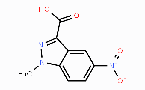 CAS No. 1363382-25-5, 1-Methyl-5-nitro-1H-indazole-3-carboxylic acid