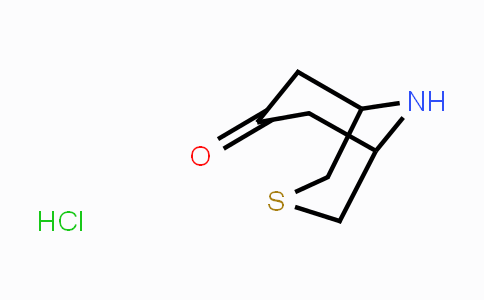 CAS No. 1205682-24-1, 3-Thia-9-azabicyclo[3.3.1]-nonan-7-one hydrochloride