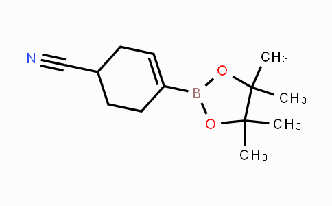 CAS No. 1310384-20-3, 4-(4,4,5,5-Tetramethyl-1,3,2-dioxaborolan-2-yl)cyclohex-3-ene-1-carbonitrile