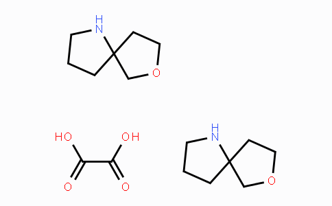 CAS No. 128389-81-1, 7-Oxa-1-aza-spiro[4.4]nonane hemioxalate