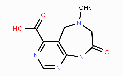 CAS No. 1095822-63-1, 6,7,8,9-Tetrahydro-6-methyl-8-oxo-5H-pyrimido-[4,5-e][1,4]diazepine-4-carboxylic acid