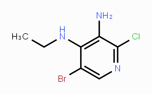 CAS No. 842144-03-0, 3-Amino-5-bromo-2-chloro-4-ethylaminopyridine