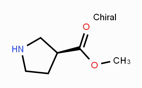 CAS No. 216311-60-3, 3-Pyrrolidinecarboxylic acid, methyl ester, (3S)-