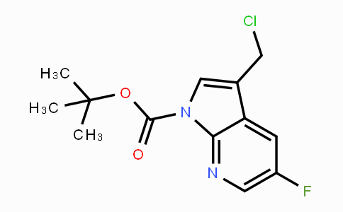 CAS No. 1234615-73-6, 1-Boc-5-fluoro-3-(chloromethyl)-7-azaindole