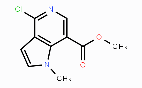 CAS No. 871819-43-1, Methyl 4-chloro-1-methyl-1H-pyrrolo-[3,2-c]pyridine-7-carboxylate