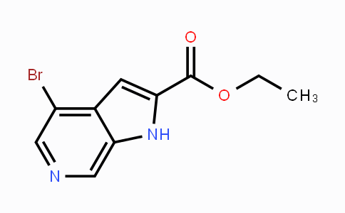 CAS No. 1086392-42-8, Ethyl 4-bromo-6-azaindole-2-carboxylate