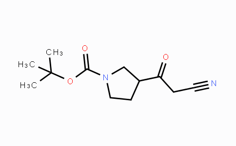 CAS No. 660406-89-3, 1-Boc-3-(cyanoacetyl)pyrrolidine