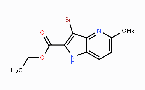 CAS No. 1132610-85-5, 3-Bromo-5-methyl-4-azaindole-2-carboxylic acid ethyl ester
