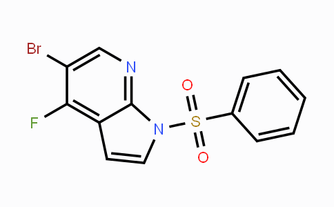 CAS No. 1172067-98-9, 5-Bromo-4-fluoro-1-(phenylsulfonyl)-7-azaindole