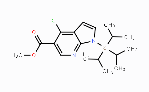 CAS No. 685513-97-7, Methyl 4-chloro-1-(triisopropylsilanyl)-7-azaindole-5-carboxylate