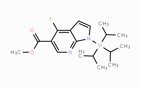CAS No. 685513-92-2, Methyl 4-fluoro-1-(triisopropylsilanyl)-7-azaindole-5-carboxylate