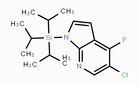 CAS No. 685513-90-0, 5-Chloro-4-fluoro-1-(triisopropylsilanyl)-7-azaindole