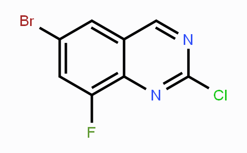 CAS No. 953039-25-3, 6-Bromo-2-chloro-8-fluoroquinazoline