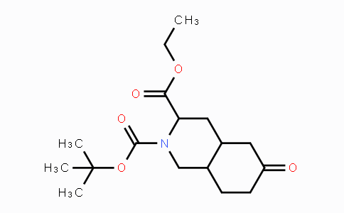 CAS No. 1403766-62-0, Ethyl 2-Boc-6-oxo-octahydro-isoquinoline-3-carboxylate