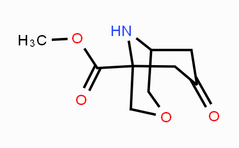 CAS No. 1403767-30-5, 7-Oxo-3-oxa-9-aza-bicyclo[3.3.1]nonane-1-carboxylic acid methyl ester