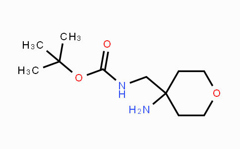 CAS No. 885269-69-2, tert-Butyl(4-aminotetrahydro-2H-pyran-4-yl)methylcarbamate