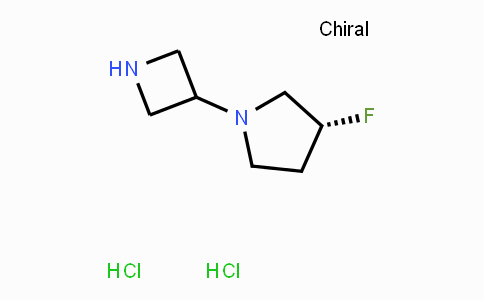 CAS No. 1403763-26-7, (3R)-1-(3-Azetidinyl)-3-fluoro-pyrrolidine dihydrochloride