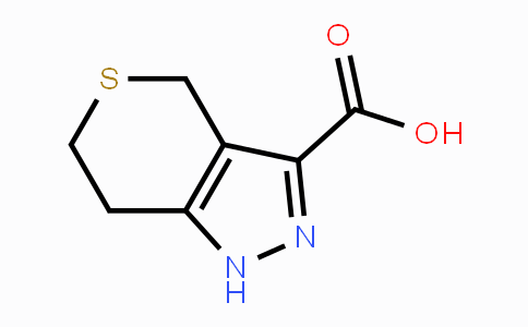CAS No. 912635-70-2, 1,4,6,7-Tetrahydrothiopyrano-[4,3-c]pyrazole-3-carboxylic acid