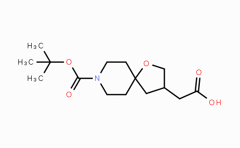 CAS No. 1160246-87-6, 2-(8-(tert-Butoxycarbonyl)-1-oxa-8-azaspiro-[4.5]decan-3-yl)acetic acid