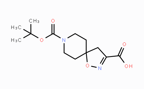CAS No. 479636-66-3, 8-(tert-Butoxycarbonyl)-1-oxa-2,8-diazaspiro-[4.5]dec-2-ene-3-carboxylic acid