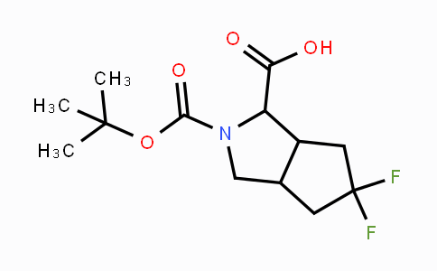 CAS No. 1419100-99-4, 2-Boc-5,5-difluoro-octahydro-cyclopenta-[c]pyrrole-1-carboxylic acid