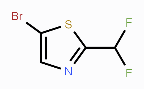 CAS No. 1319255-36-1, 5-Bromo-2-(difluoromethyl)thiazole