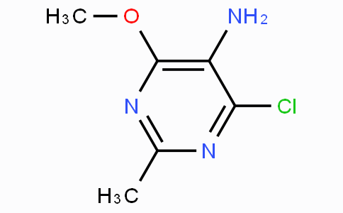 CAS No. 88474-31-1, 5-Amino-4-chloro-6-methoxy-2-methyl-pyrimidine