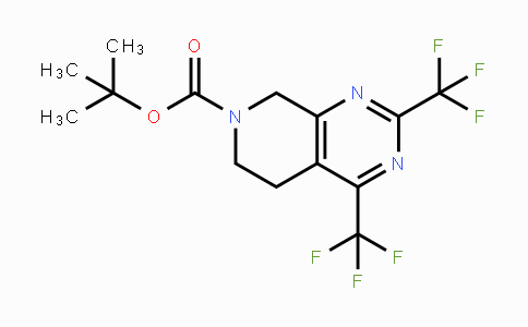 CAS No. 911636-87-8, 7-Boc-2,4-bis(trifluoromethyl)-5,6,7,8-tetrahydropyrido[3,4-d]pyrimidine