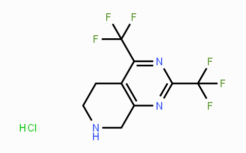 911636-86-7 | 2,4-Bis(trifluoromethyl)-5,6,7,8-tetrahydropyrido-[3,4-d]pyrimidine hydrochloride