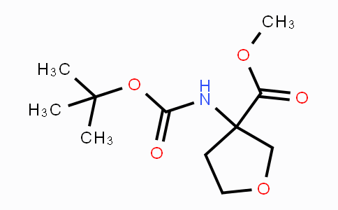 CAS No. 1144505-59-8, Methyl 3-(Boc-amino)tetrahydrofuran-3-carboxylate