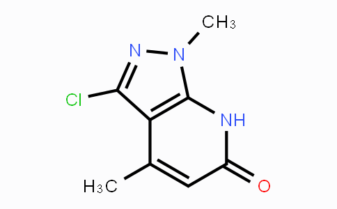 CAS No. 1312949-23-7, 3-Chloro-1,7-dihydro-1,4-dimethyl-6H-pyrazolo[3,4-b]pyridin-6-one