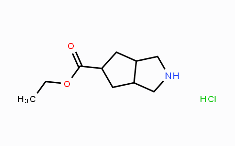 CAS No. 1419101-33-9, Ethyl hexahydrocyclopenta[c]pyrrole-5-carboxylate hydrochloride