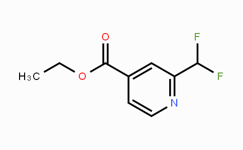 CAS No. 1192539-75-5, Ethyl 2-(difluoromethyl)pyridine-4-carboxylate