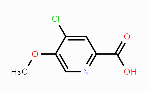 CAS No. 103878-33-7, 4-Chloro-5-methoxypicolinic acid