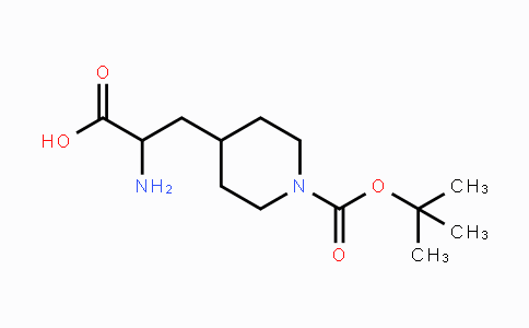 CAS No. 1255666-24-0, 2-Amino-3-[1-(tert-butoxycarbonyl)-piperidin-4-yl]propanoic acid