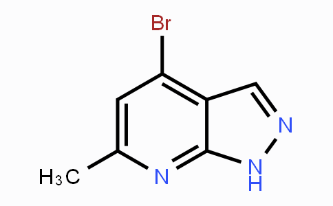 CAS No. 1369326-01-1, 4-Bromo-6-methyl-1H-pyrazolo[3,4-b]pyridine