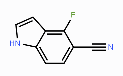 CAS No. 1240113-42-1, 4-Fluoro-1H-indole-5-carbonitrile