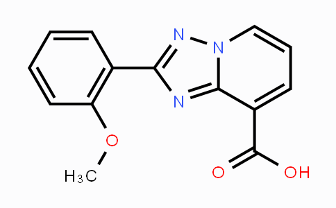 CAS No. 1368051-28-8, 2-(2-Methoxyphenyl)-[1,2,4]triazolo-[1,5-a]pyridine-8-carboxylic acid