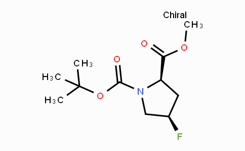 CAS No. 647857-43-0, Methyl (2R,4R)-1-Boc-4-fluoropyrrolidine-2-carboxylate