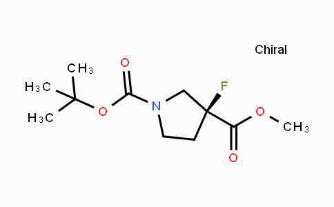 CAS No. 1438852-71-1, Methyl (S)-1-Boc-3-fluoropyrrolidine-3-carboxylate