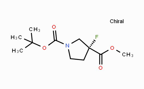 CAS No. 1438852-70-0, Methyl (R)-1-Boc-3-fluoropyrrolidine-3-carboxylate