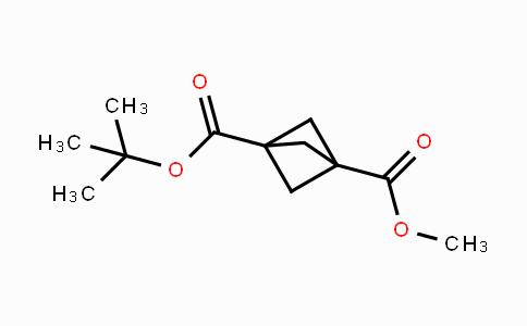 CAS No. 138732-31-7, Bicyclo[1.1.1]pentane-1,3-dicarboxylic acid, tert-butyl ster methyl ester
