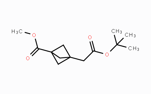 CAS No. 1113001-73-2, Bicyclo[1.1.1]pentane-1-acetic acid, 3-(methoxy-carbonyl)-, 1,1-dimethylethyl ester