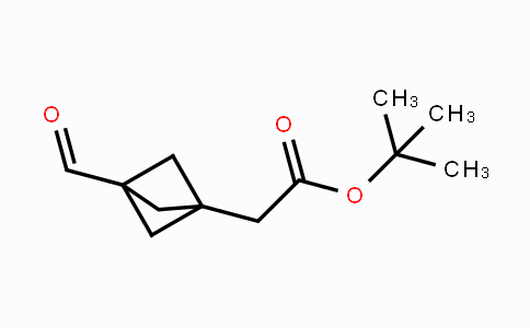 CAS No. 1113001-80-1, Bicyclo[1.1.1]pentane-1-acetic acid, 3-formyl-, 1,1-dimethylethyl ester