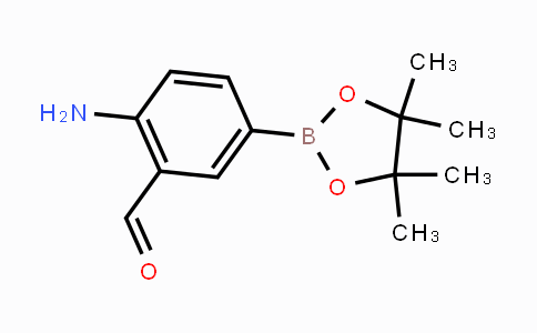CAS No. 1319197-32-4, 2-Amino-5-(4,4,5,5-tetramethyl-1,3,2-dioxaborolan-2-yl)benzaldehyde