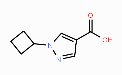 CAS No. 1349718-35-9, 1-Cyclobutyl-1H-pyrazole-4-carboxylic acid