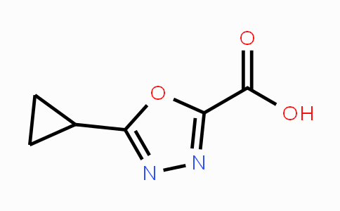 CAS No. 1215973-31-1, 5-Cyclopropyl-1,3,4-oxadiazole-2-carboxylic acid