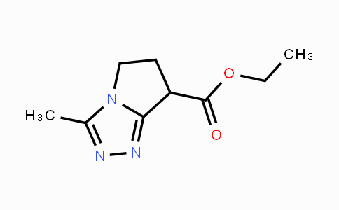CAS No. 1190392-05-2, Ethyl 3-methyl-6,7-dihydro-5H-pyrrolo-[2,1-c][1,2,4]triazole-7-carboxylate